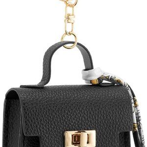 Mini Backpack Keychain for Women,Small Change Pouch Coin Purse Twist-lock with K